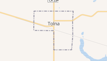 Tolna, North Dakota map