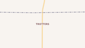 Trotters, North Dakota map