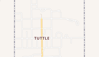 Tuttle, North Dakota map
