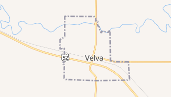 Velva, North Dakota map