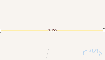 Voss, North Dakota map