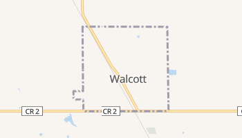 Walcott, North Dakota map