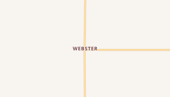 Webster, North Dakota map