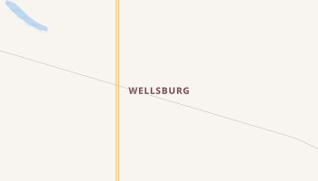 Wellsburg, North Dakota map