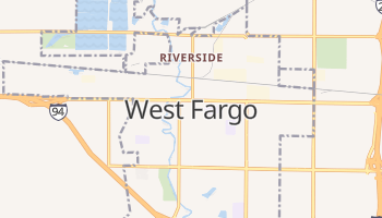 West Fargo, North Dakota map