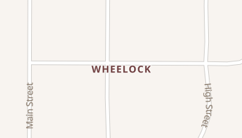 Wheelock, North Dakota map