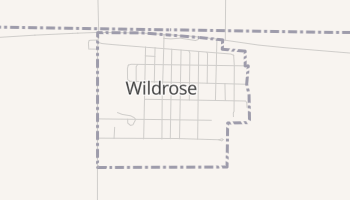 Wildrose, North Dakota map