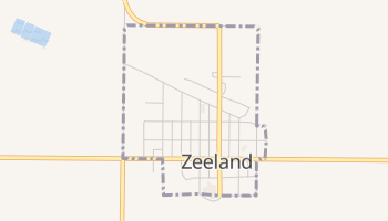 Zeeland, North Dakota map