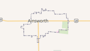 Ainsworth, Nebraska map