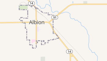 Albion, Nebraska map