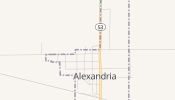 Alexandria, Nebraska map