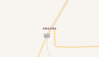 Angora, Nebraska map