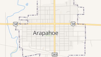 Arapahoe, Nebraska map