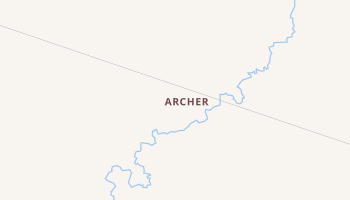 Archer, Nebraska map