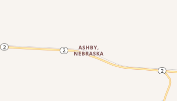Ashby, Nebraska map