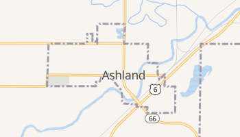 Ashland, Nebraska map