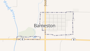 Barneston, Nebraska map