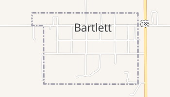 Bartlett, Nebraska map
