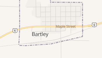Bartley, Nebraska map