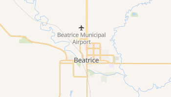 Beatrice, Nebraska map