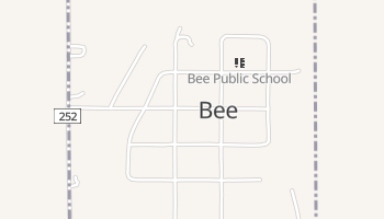 Bee, Nebraska map