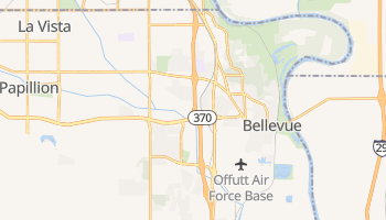 Bellevue, Nebraska map