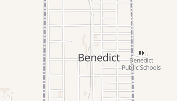 Benedict, Nebraska map