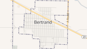 Bertrand, Nebraska map