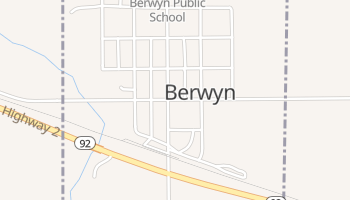 Berwyn, Nebraska map