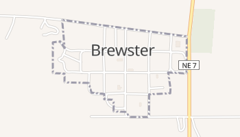 Brewster, Nebraska map