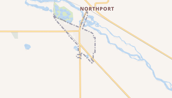 Bridgeport, Nebraska map