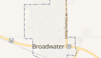 Broadwater, Nebraska map