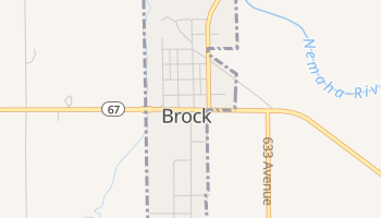 Brock, Nebraska map