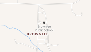 Brownlee, Nebraska map