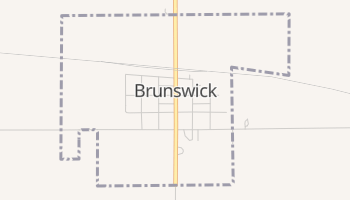 Brunswick, Nebraska map