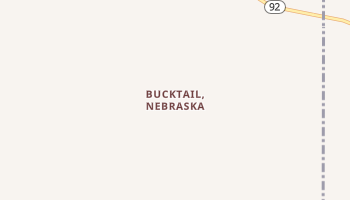 Bucktail, Nebraska map