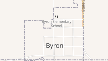 Byron, Nebraska map