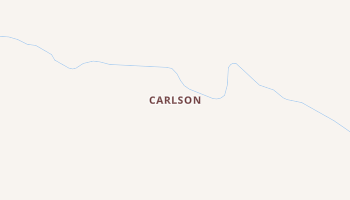 Carlson, Nebraska map