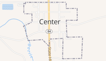Center, Nebraska map