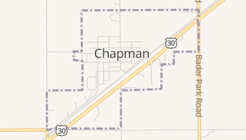 Chapman, Nebraska map