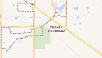 Cheney, Nebraska map