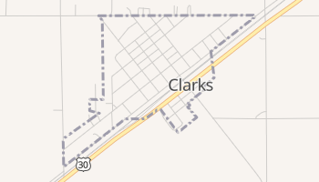 Clarks, Nebraska map
