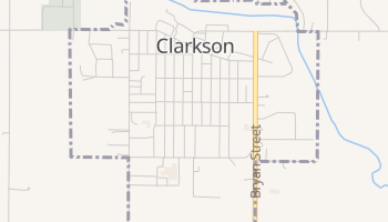 Clarkson, Nebraska map