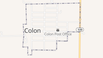 Colon, Nebraska map