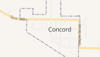 Concord, Nebraska map
