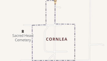 Cornlea, Nebraska map