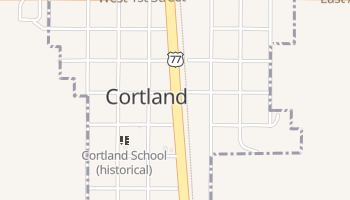 Cortland, Nebraska map
