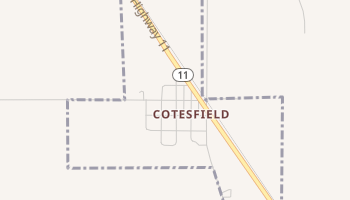 Cotesfield, Nebraska map