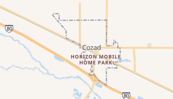 Cozad, Nebraska map