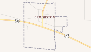 Crookston, Nebraska map